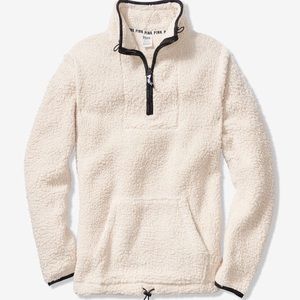 PINK Quarter zip Sherpa